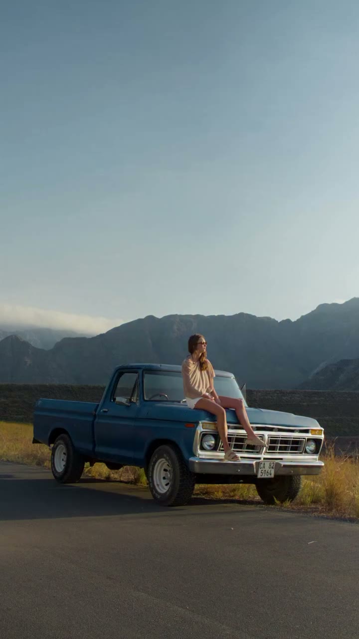 Driving through the sunset in the Venezia sandals, searching for the next…