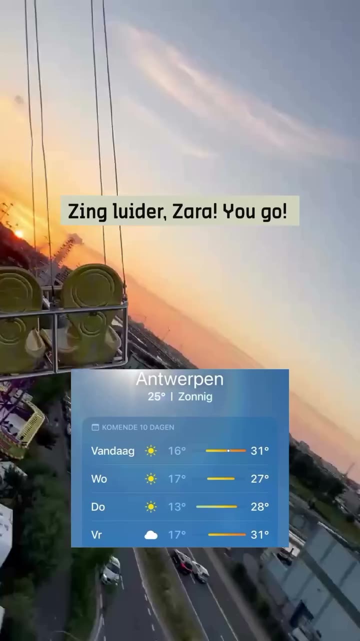 Met dit weer naar de Sinksenfoor, doen we! 🎢