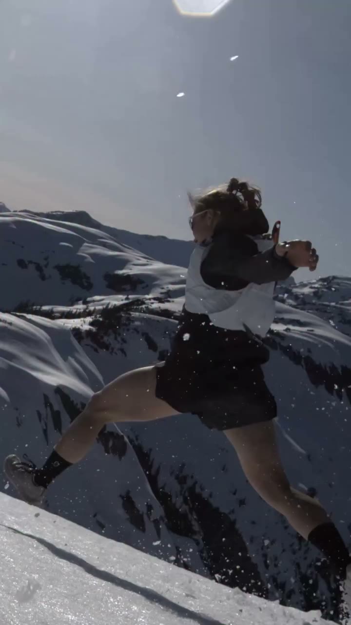 We’ll run for hours to slide on snow for a few seconds.
