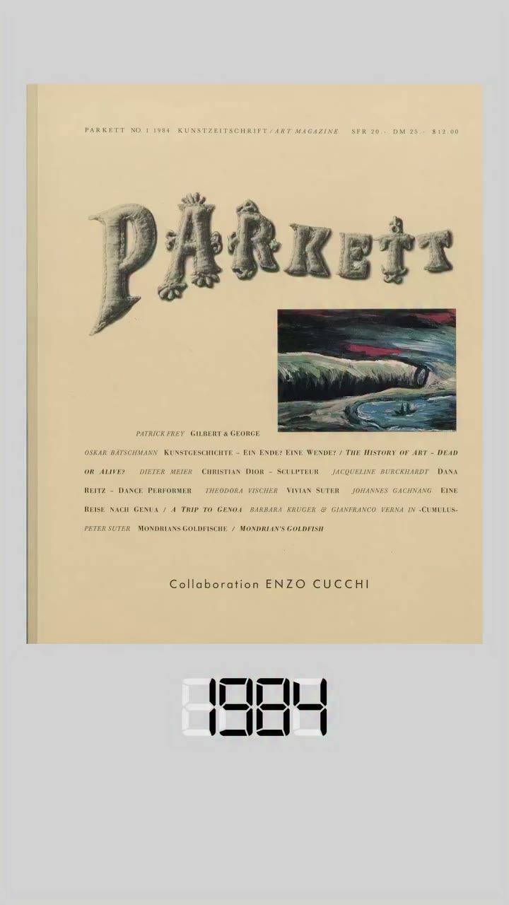 First published in 1984 and discontinued in 2017, Parkett shaped the media and…