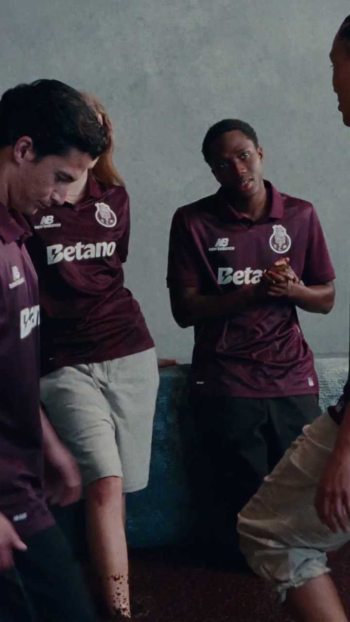 The @fcporto 2026/27 Away Kit, in the deep colours of ruby port.