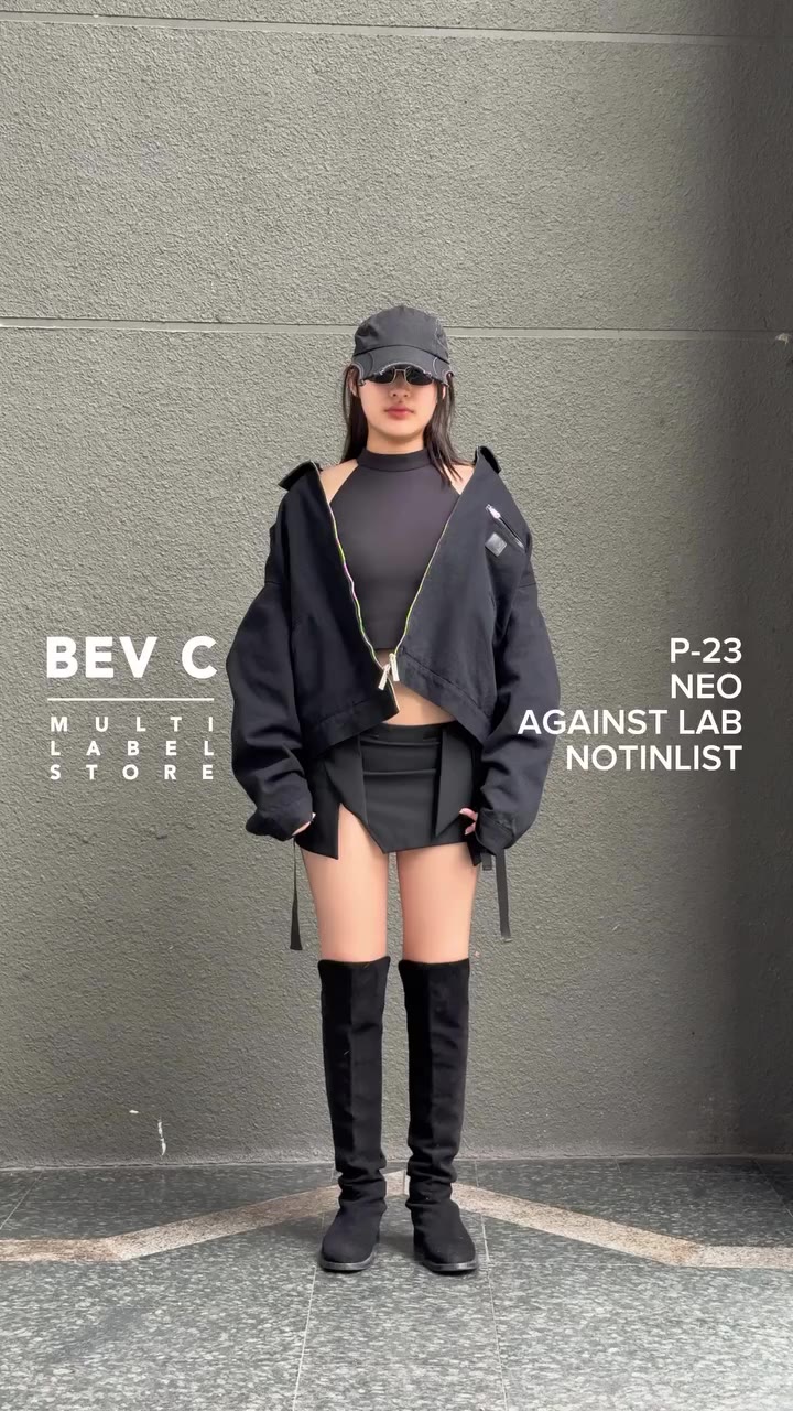 [ CREW STYLING GUIDE ] -626 Cap from P-23 -Lace-up Halter Top Black from NEO…