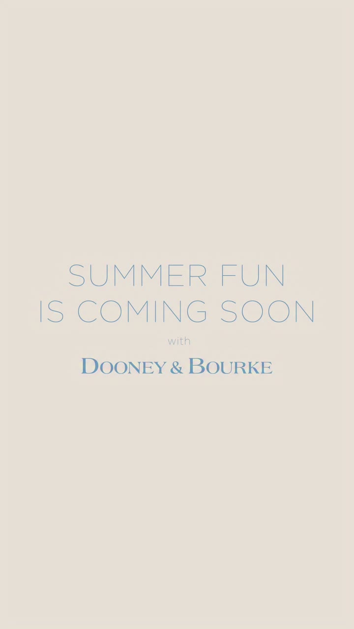 The wait is almost over. The Dooney & Bourke Summer Fun event begins June 10 ☀️
