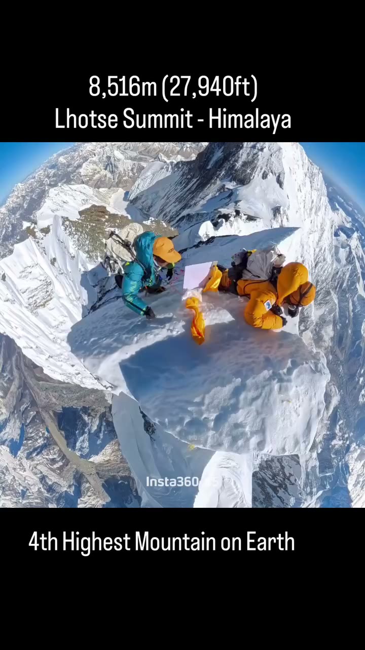 There are 14 peaks in the world that are over 8,000 meters. Lhotse is one of…