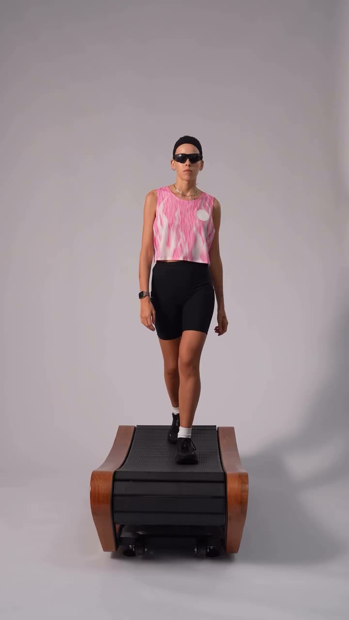 Pink Fuzz Crop Singlet Model is 167cm and 52kg, size M Material - 79%…