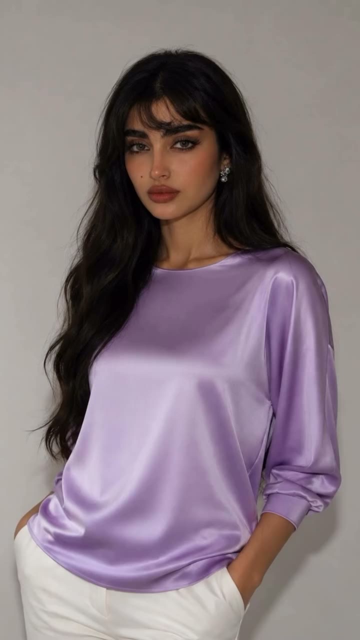 Timeless Silk Top lavender blush Color Available for pre-order Multiple colors…