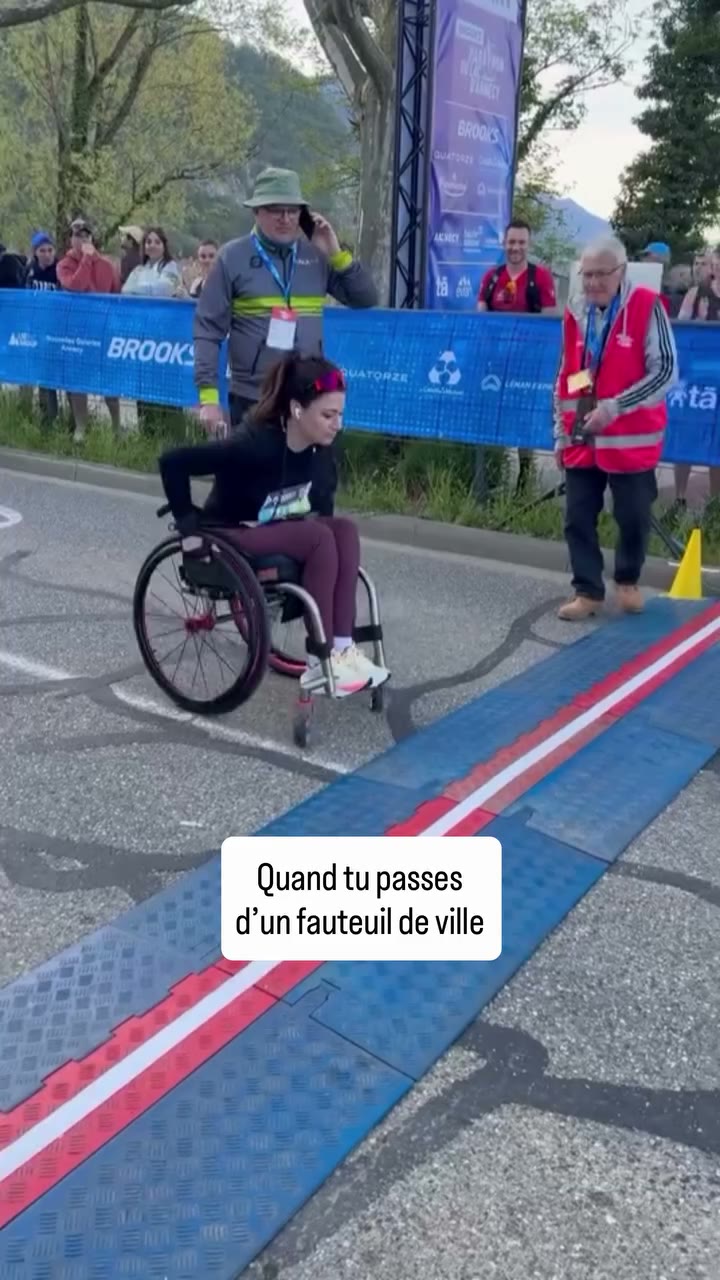 J’ai testé un fauteuil d’athlétisme… et franchement, rien à voir avec un…