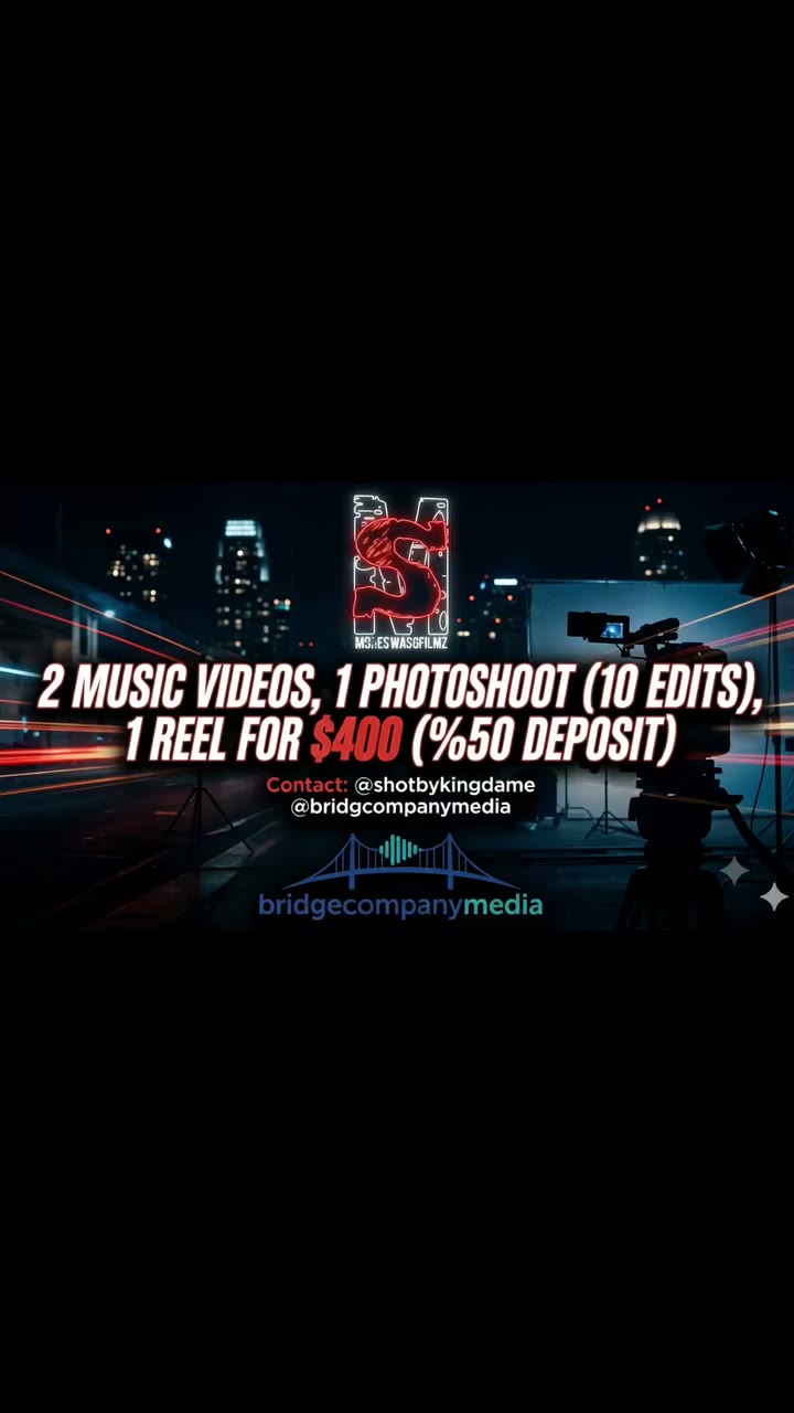 Im running an exclusive media package to get your whole brand right. For a…