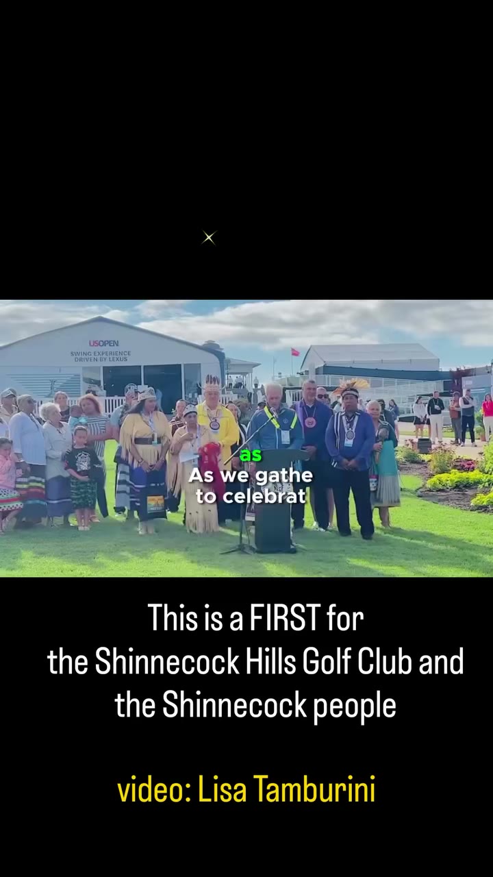 ➡️ Opening Ceremonies this morning at the U.S. Open Golf Championship made…