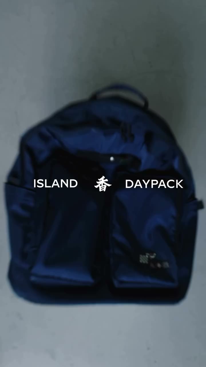 Island Daypack @islaathletic Navy nylon daypack featuring multiple…