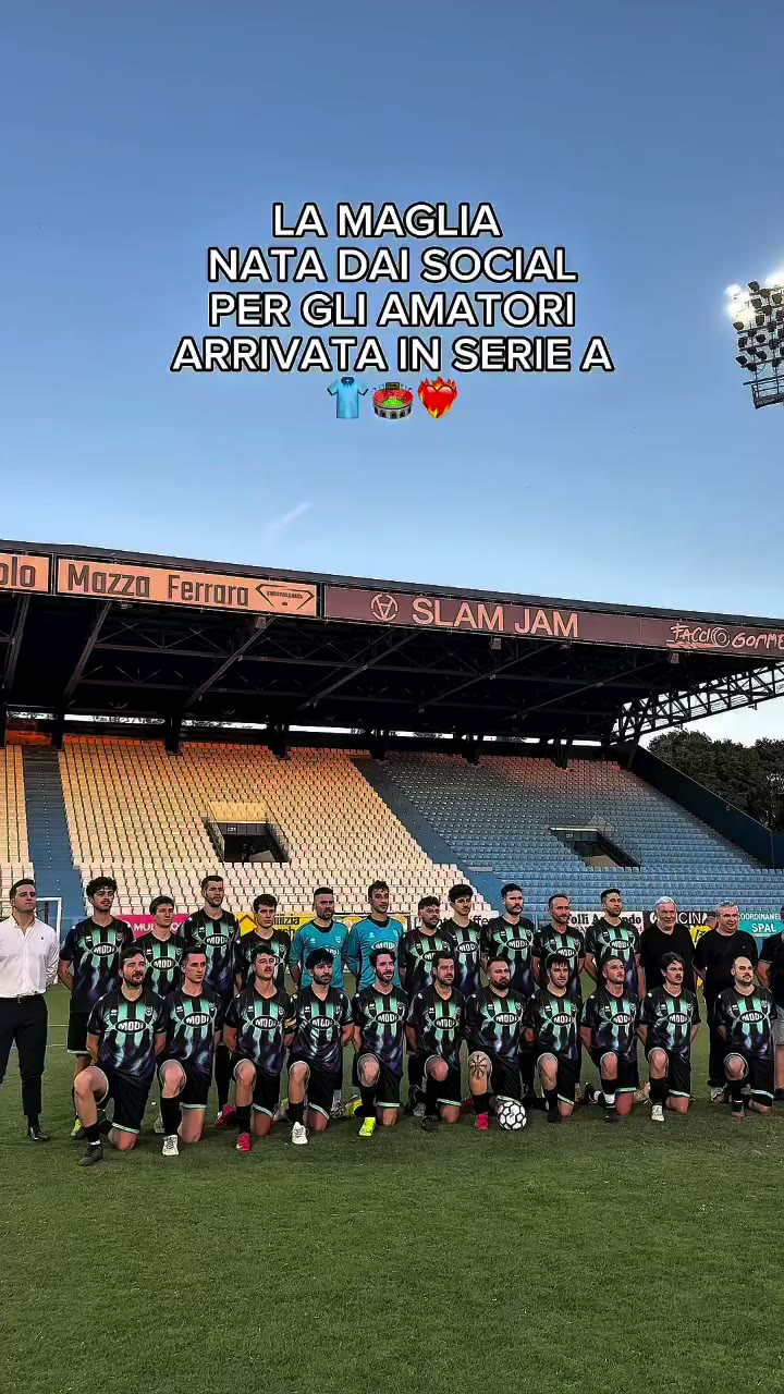 LA MAGLIA NATA DAI SOCIAL PER GLI AMATORI E ARRIVATA IN SERIE A 👕🏟️❤️‍🔥…