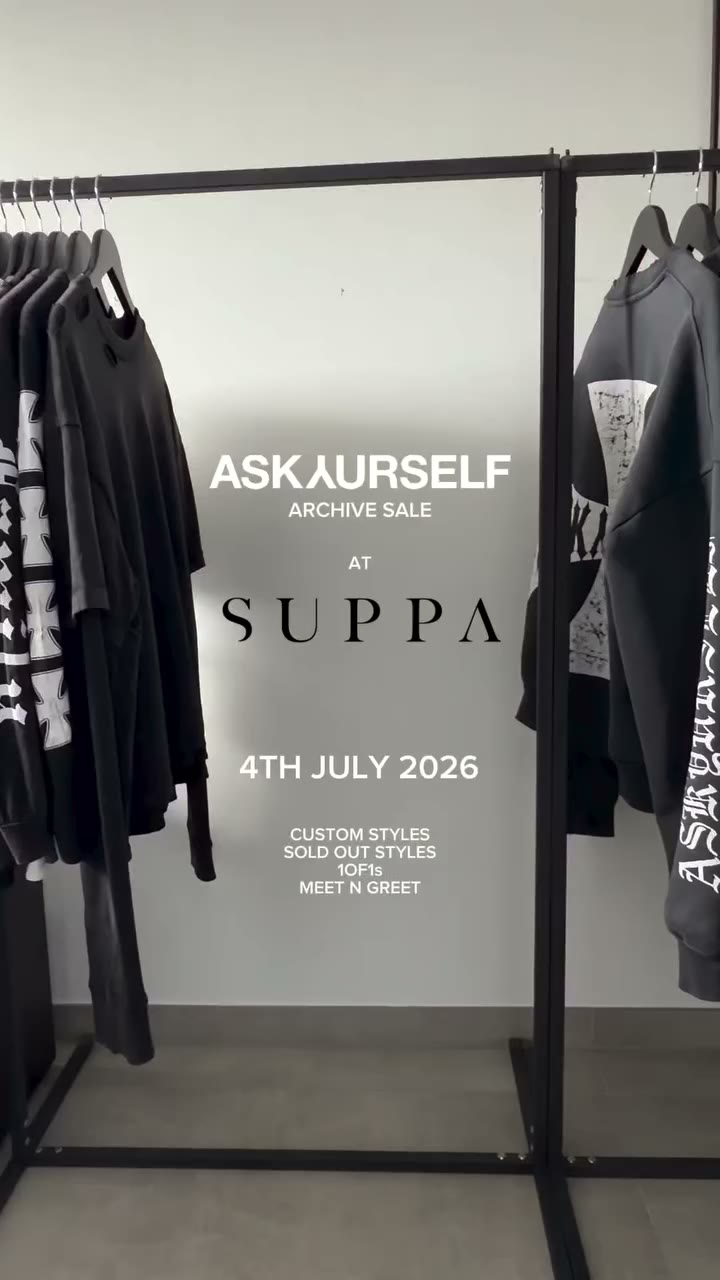 ARCHIVE SALE — JULY 04TH, 2026 11am - 8pm WE’LL BE TAKING OVER @_suppa_ NEUE…