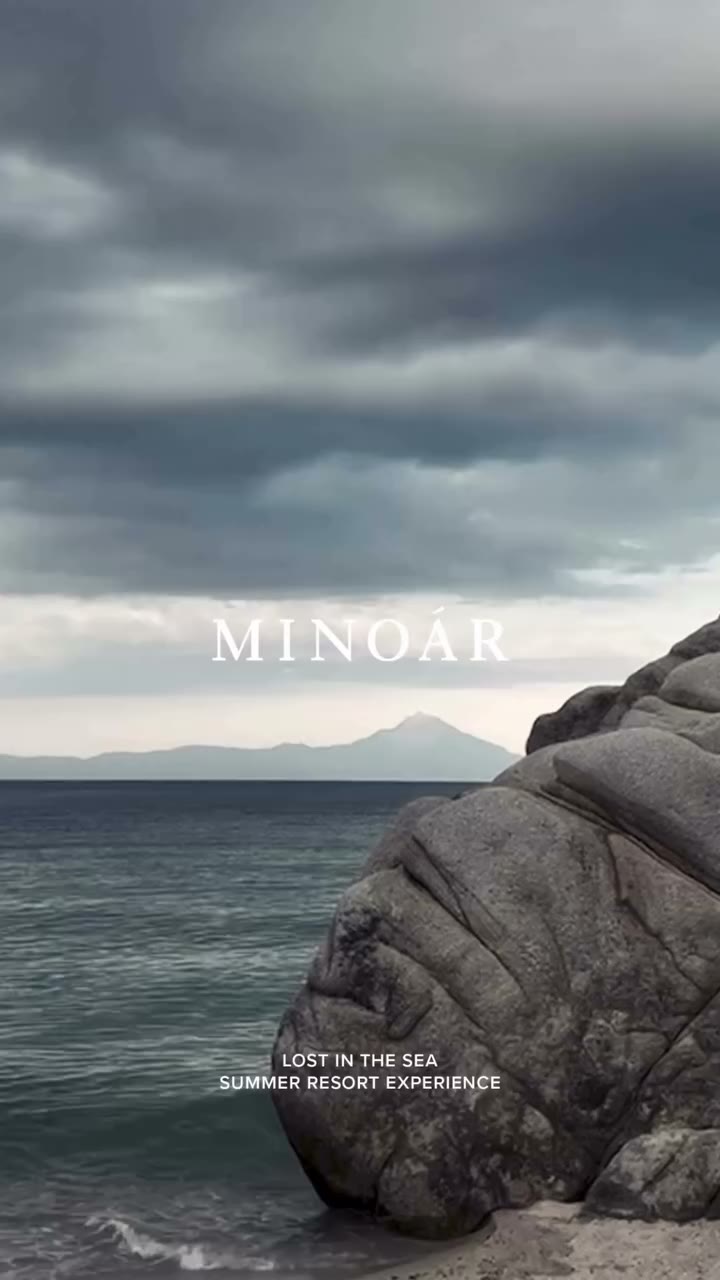 Enter the MINOÁR Summer Resort experience - raw coastal textures, breathable…