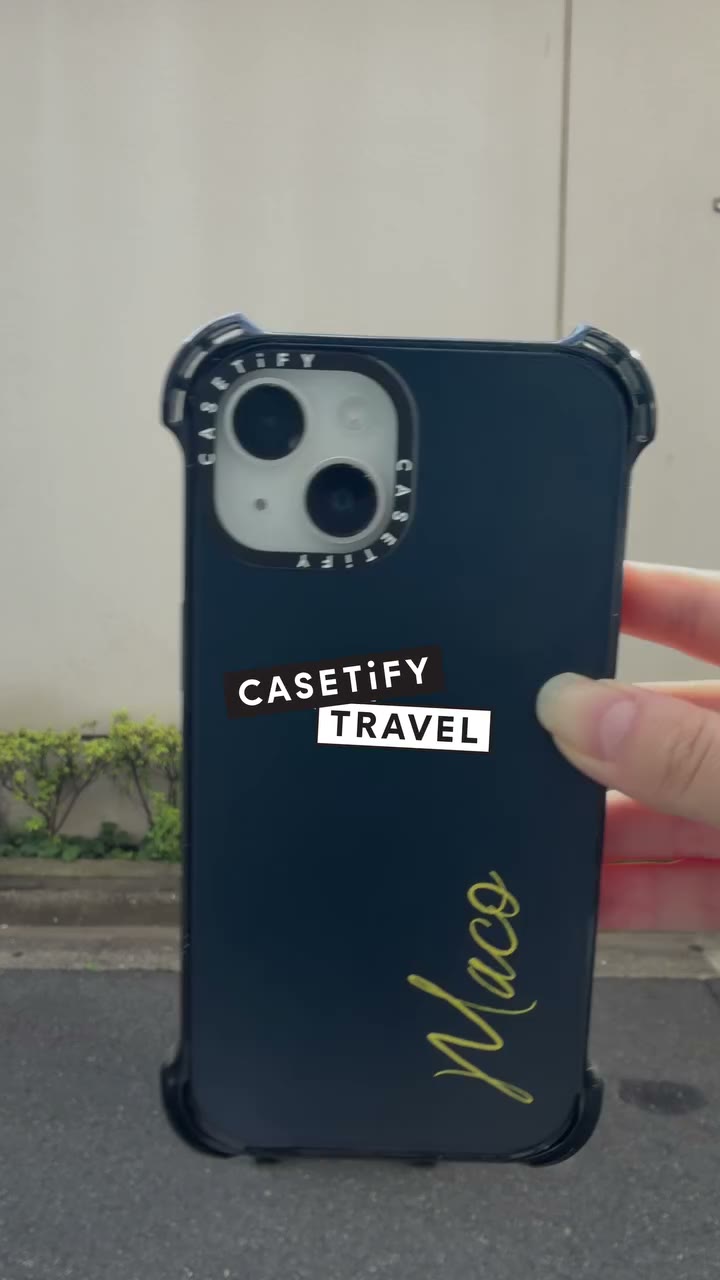 . スマホケースで有名なCASETiFYのスーツケース🧳 名前を入れたり自分好みのデザインに💫 軽いのに丈夫なのも嬉しい♡…