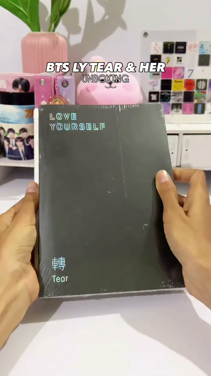 BTS “Love Yourself:Tear & Her” Unboxing 💜 Got both from @kstairway.danny ☺️…
