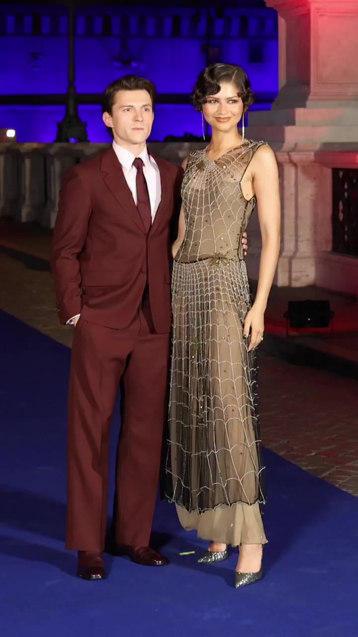 Zendaya wears a sheer vintage Giorgio Armani gown from the Spring/Summer 1990…