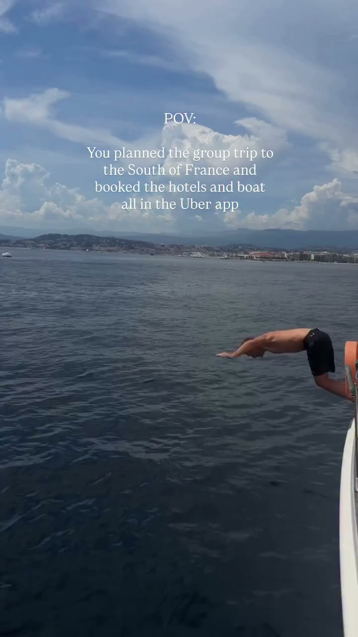 This is my second year using the @uber app to plan a boat day for my friends…