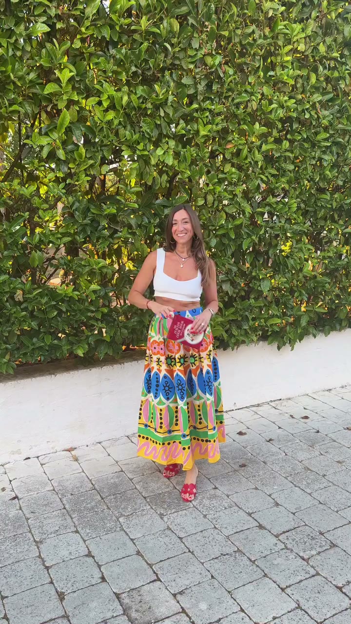 our last night in Otranto 📍 wearing an old @zara skirt with a simple @alc_ltd…