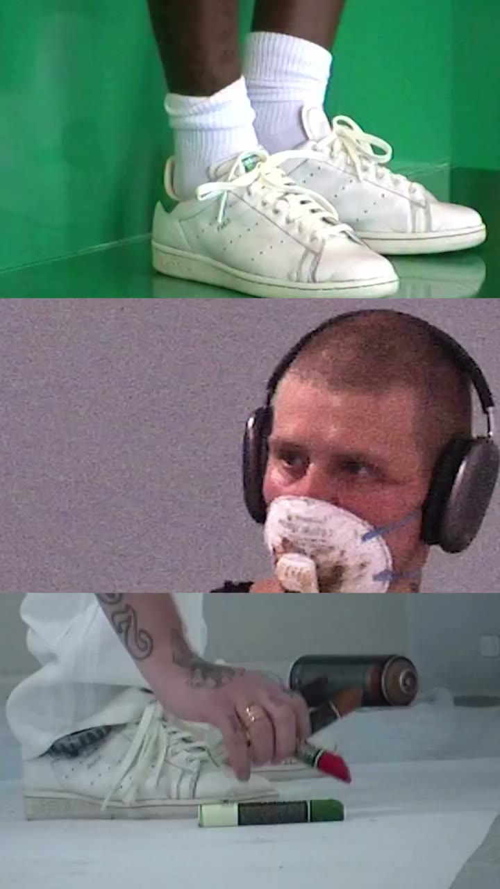 A utilitarian canvas treated like a masterpiece. Stan Smith