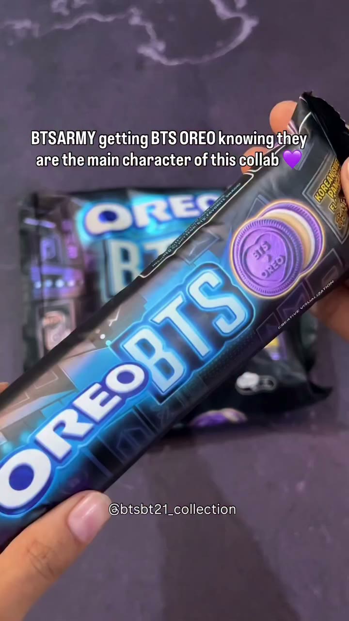 Oreo cookie’s messages for ARMY 🥹💜 💜DEAR BTS ARMY 💜THE BIGGEST LOVE, BTS…