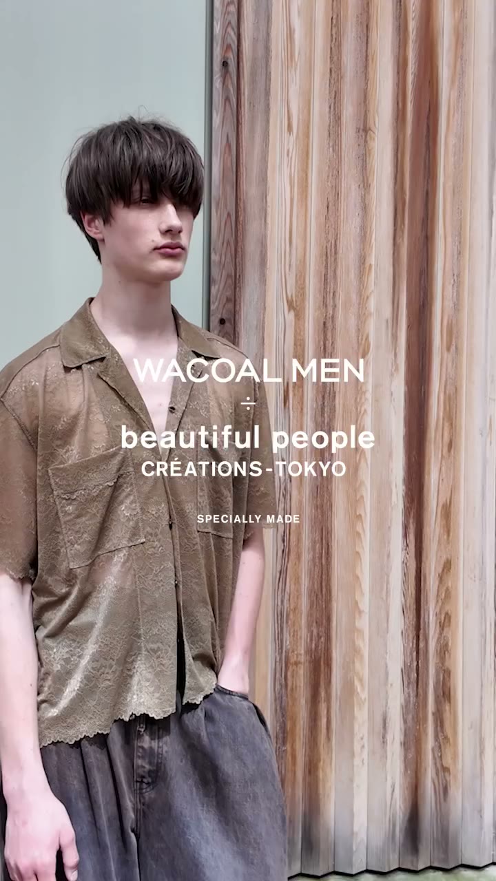 #collaboration⁠ ⁠ WACOAL MEN ÷ beautiful people⁠ ⁠ メンズアンダーウェアブランドWACOAL…