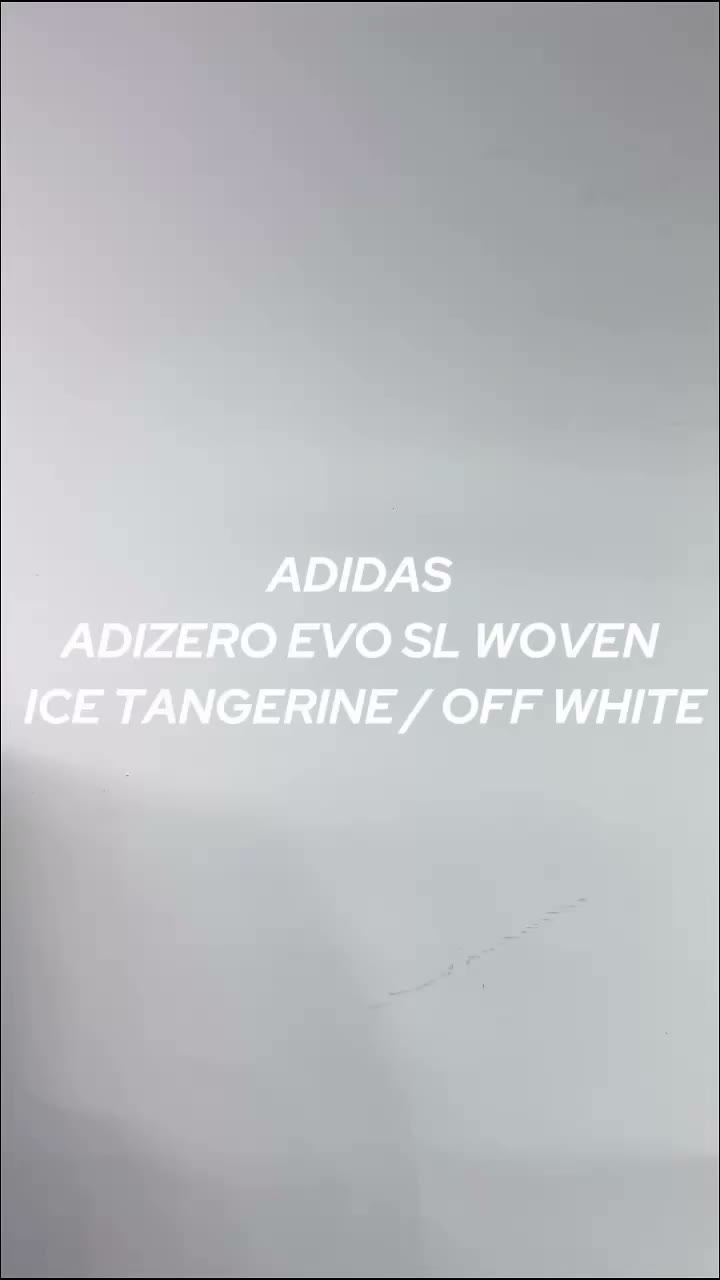 New in. The Adidas Adizero EVO SL Woven arrives in Footwear White / Ice…