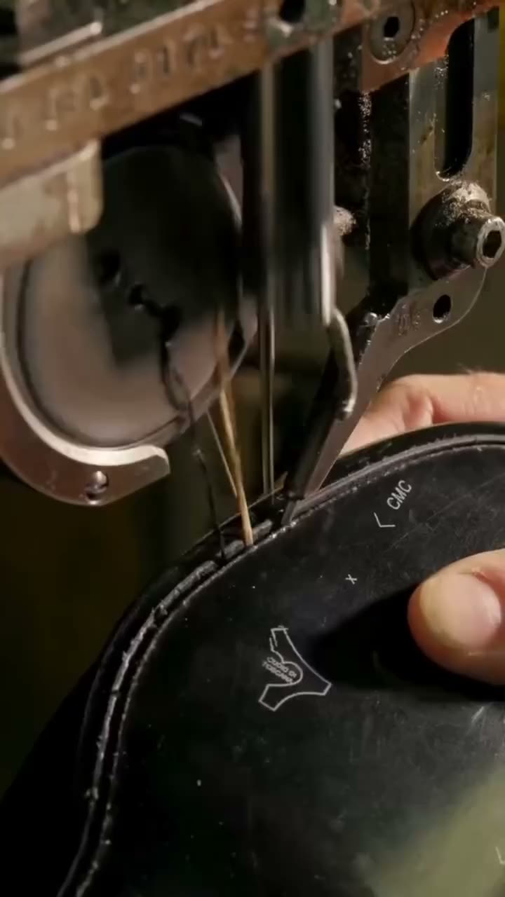 The mechanical rhythm of the stitch is where durability begins. ⁠ ⁠ Every pass…