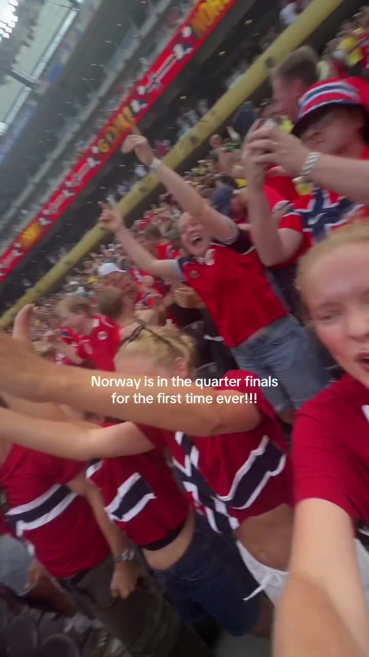 The winner takes it all!!! What’s happening! Norge all the way❤️🇳🇴
