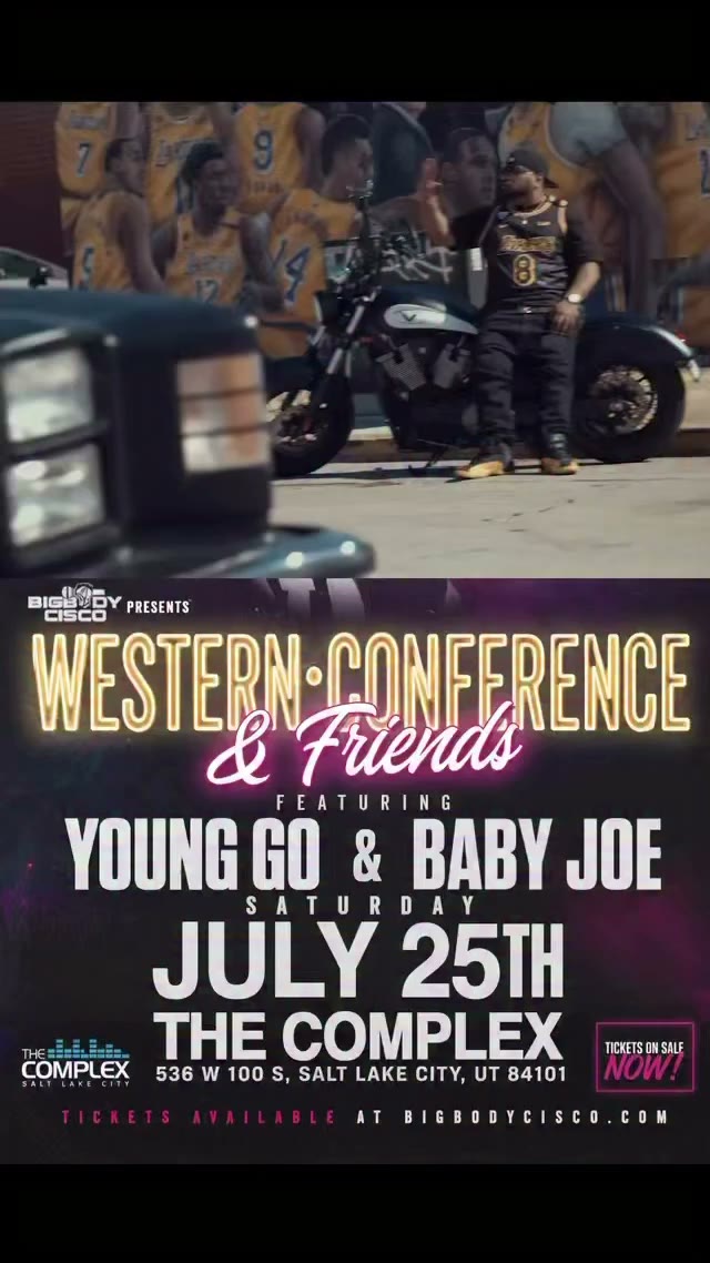 ⛰️SALT LAKE CITY⛰️ 🌊SATURDAY JULY 25TH🌊 @bigbodycisco PRESENTS: 🚾…