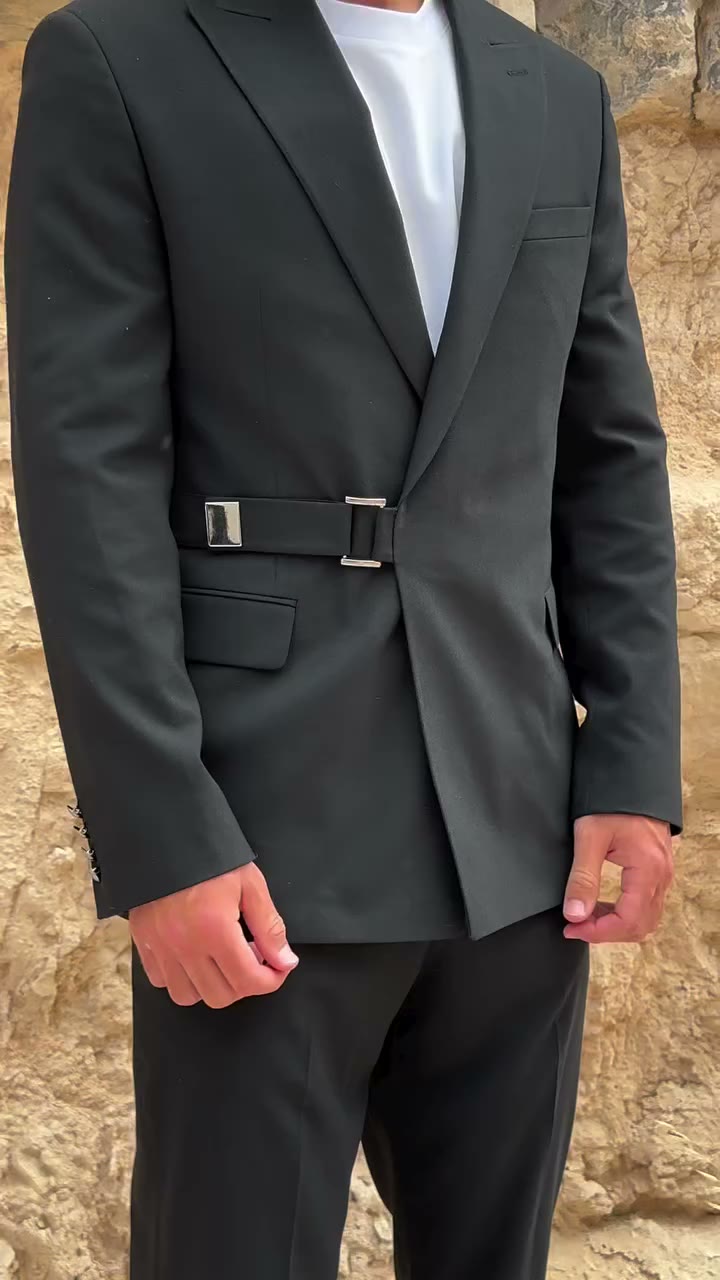 A study in modern tailoring. Available in Store