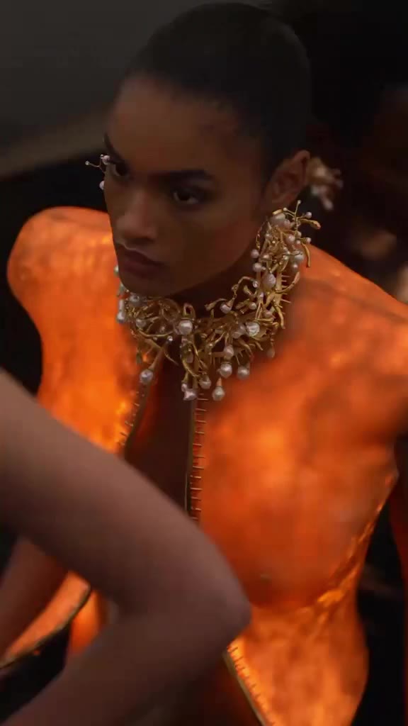 EVERYTHING IS ILLUMINATED ANA BEATRIZ - LOOK 12 SCHIAPARELLI HAUTE COUTURE…