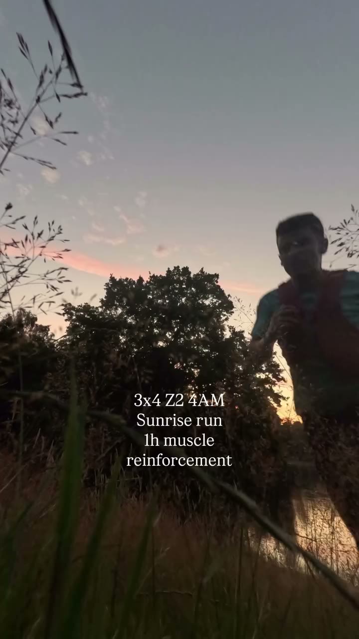 It’s just another training, I know. 6 days a week, waking up with the Sunrise……
