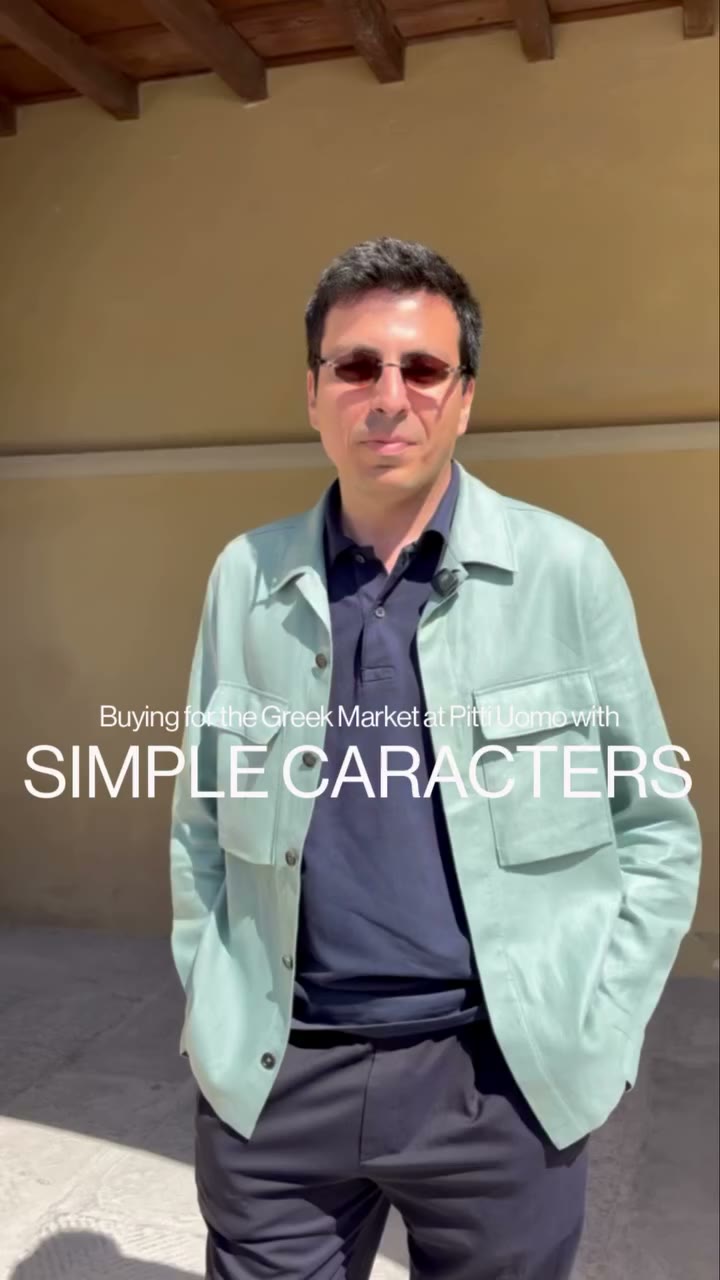 A buyer’s tour of Pitti Uomo 103 with buyer of @simplecaracters Spiros…