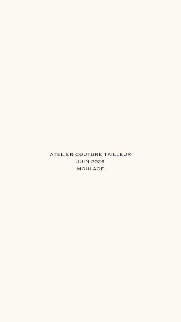 55th Couture Collection, Making-of, Molding At the Balenciaga Couture atelier…