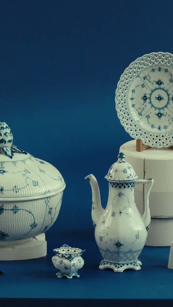 Look closely at the exquisite details of Royal Copenhagen’s hand-painted…