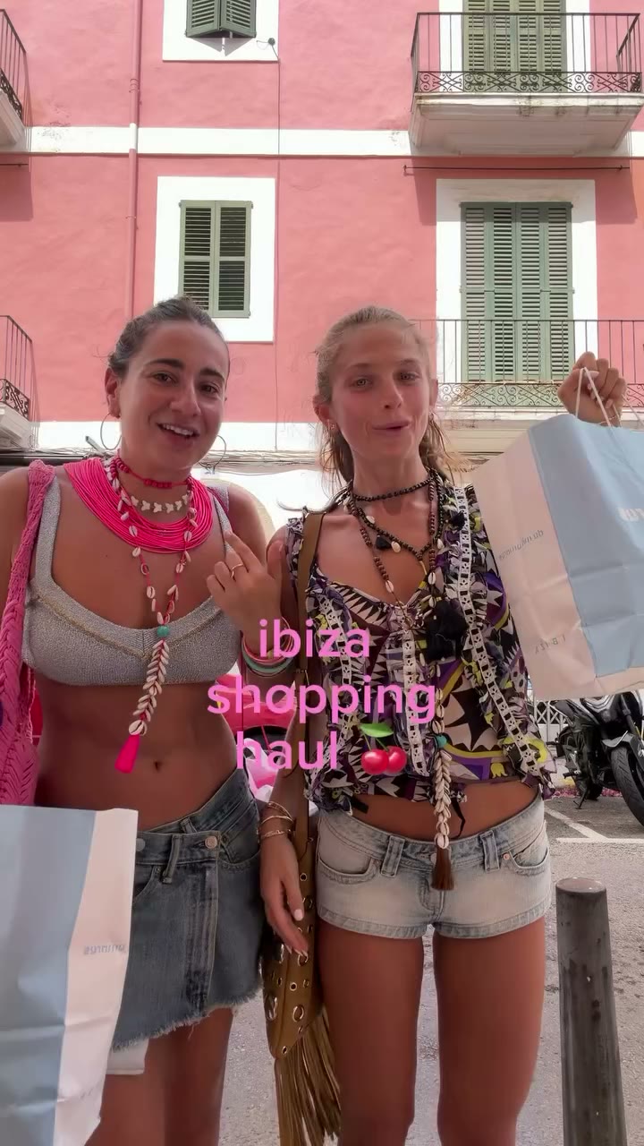 WE LUV IBIZA SHOPPING 🍒🩷⭐️ #styleinspo #haul #ibizastyle