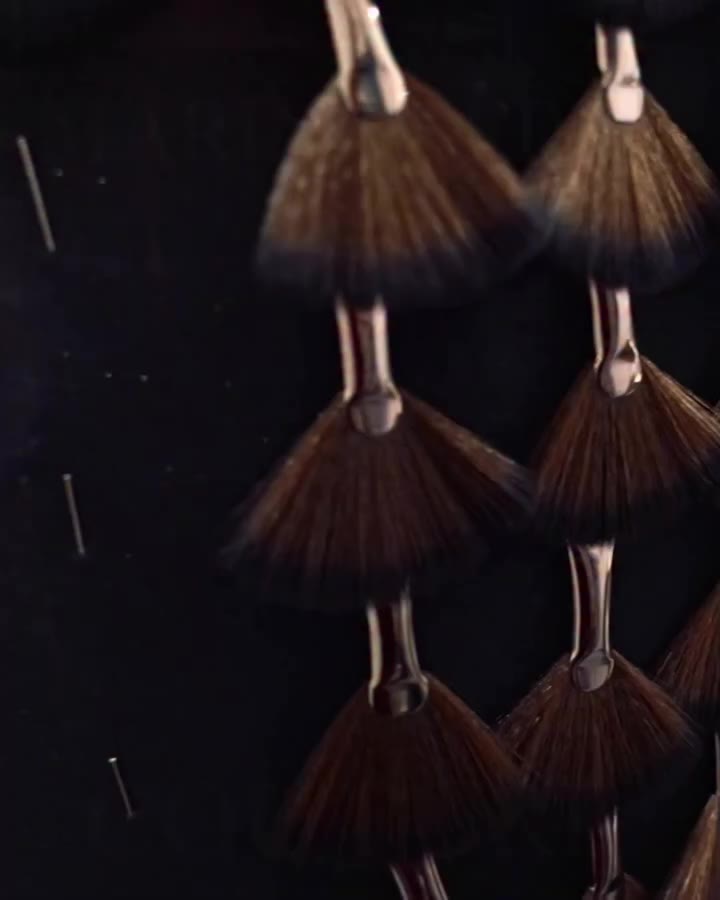 From tool to textile. Created in collaboration with @makeupforever, the Brush…
