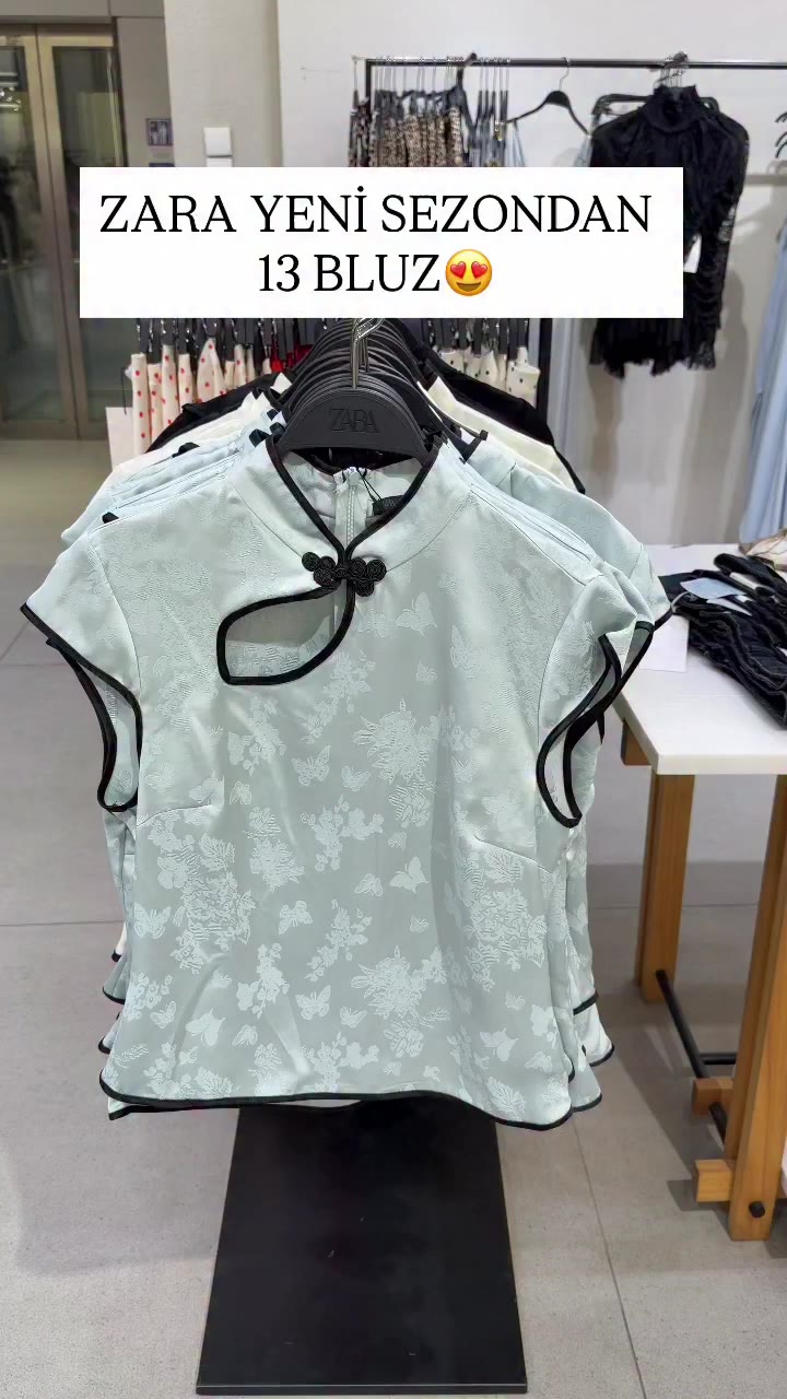 Zara yeni sezondan 13 bluz çektim ref numaraları yorumlarda yazdım😍 Reklam