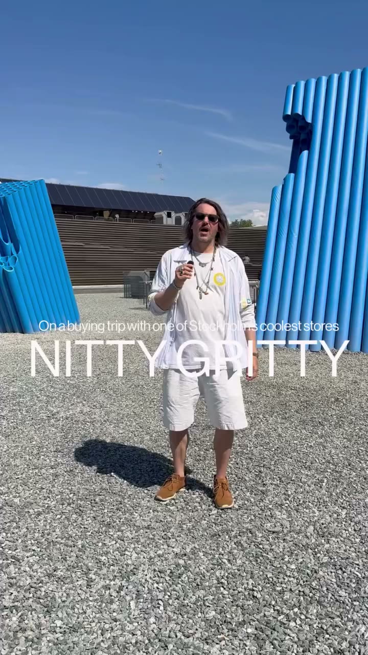 A buyers tour of Pitti Uomo 103 with CEO and owner for @nittygrittystore…
