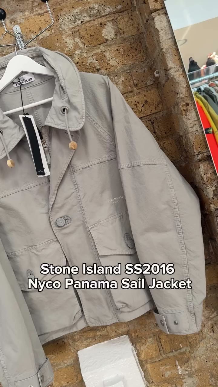 Stone Island SS26 Nyco Panama Sail Jacket, online now! www.fordgarmz.co.uk