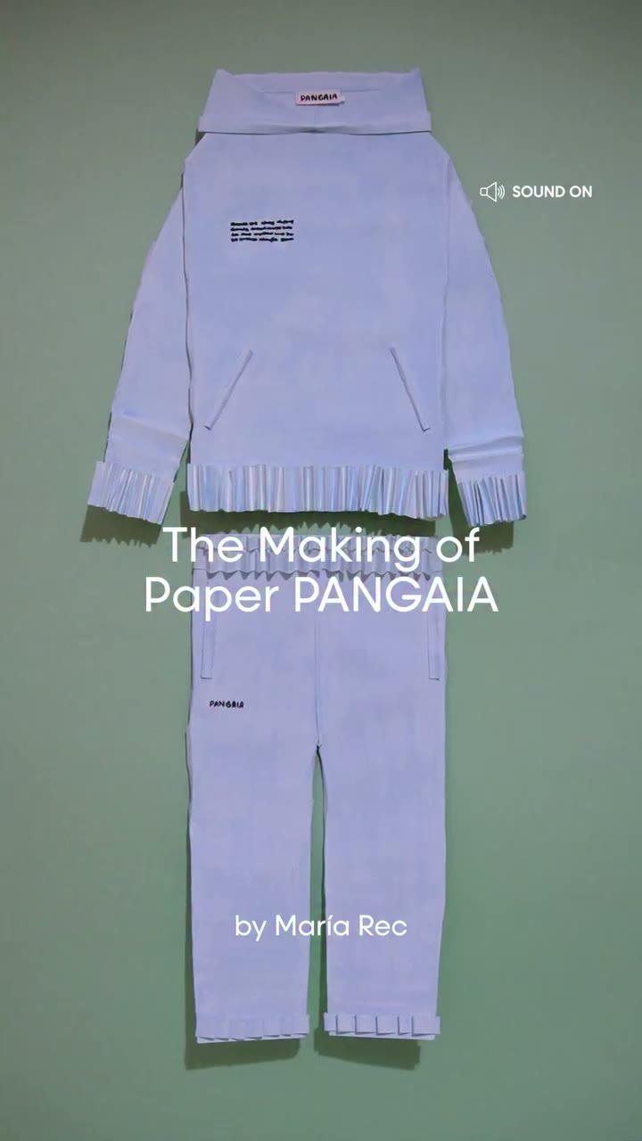 The making of Paper PANGAIA by @mariarec