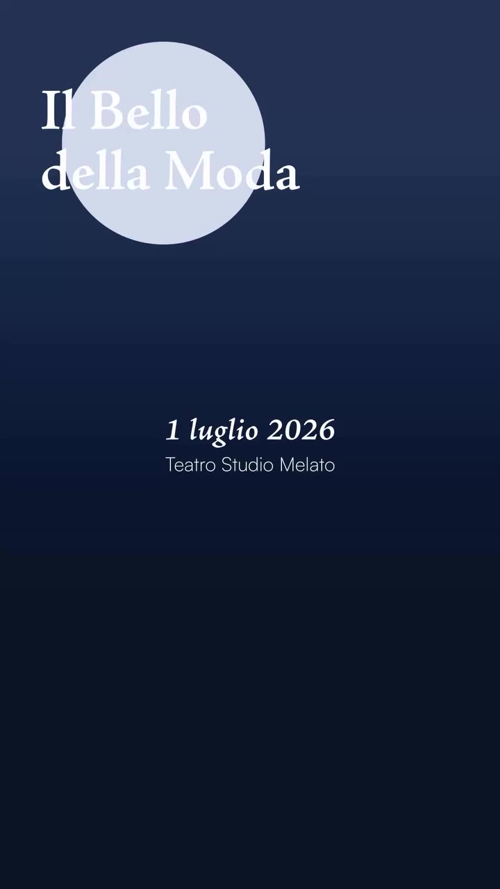 Why and why now: @CarloCapasa, Chairman of Camera Nazionale della Moda…