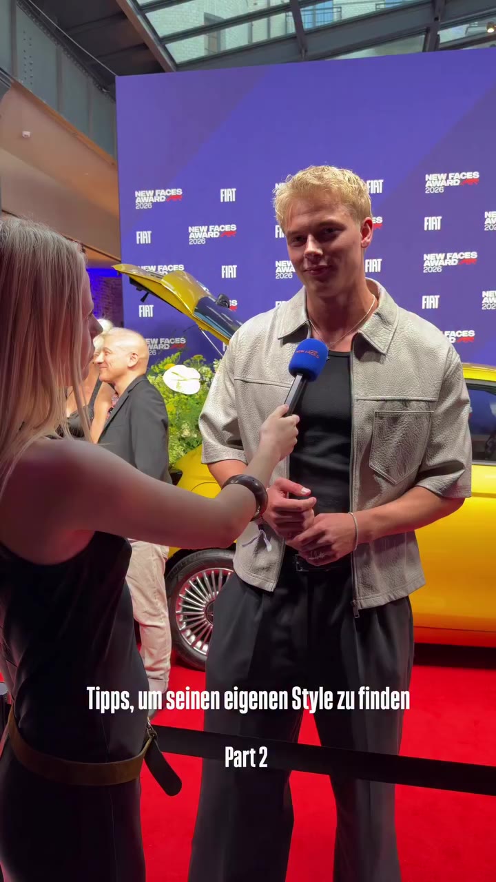 Beim BUNTE New Faces Award Style 2026 drehte sich alle um Design, Fashion und…