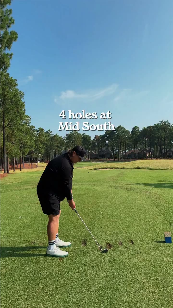 4 holes at the very pure Mid South @talamoregolfresort ⛳️ #jakedezgolf…