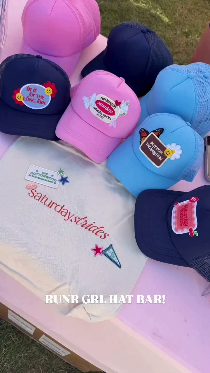 POV you come to a Saturday Strides event and make your own hat🤩🤩🤩
