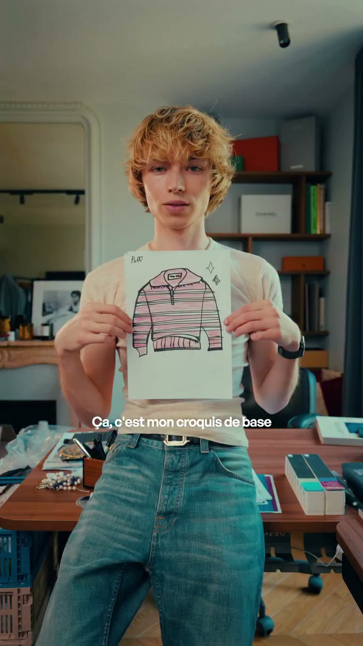 Transformer un croquis en produit réel avec @higgsfield.ai 👕 Commente «…