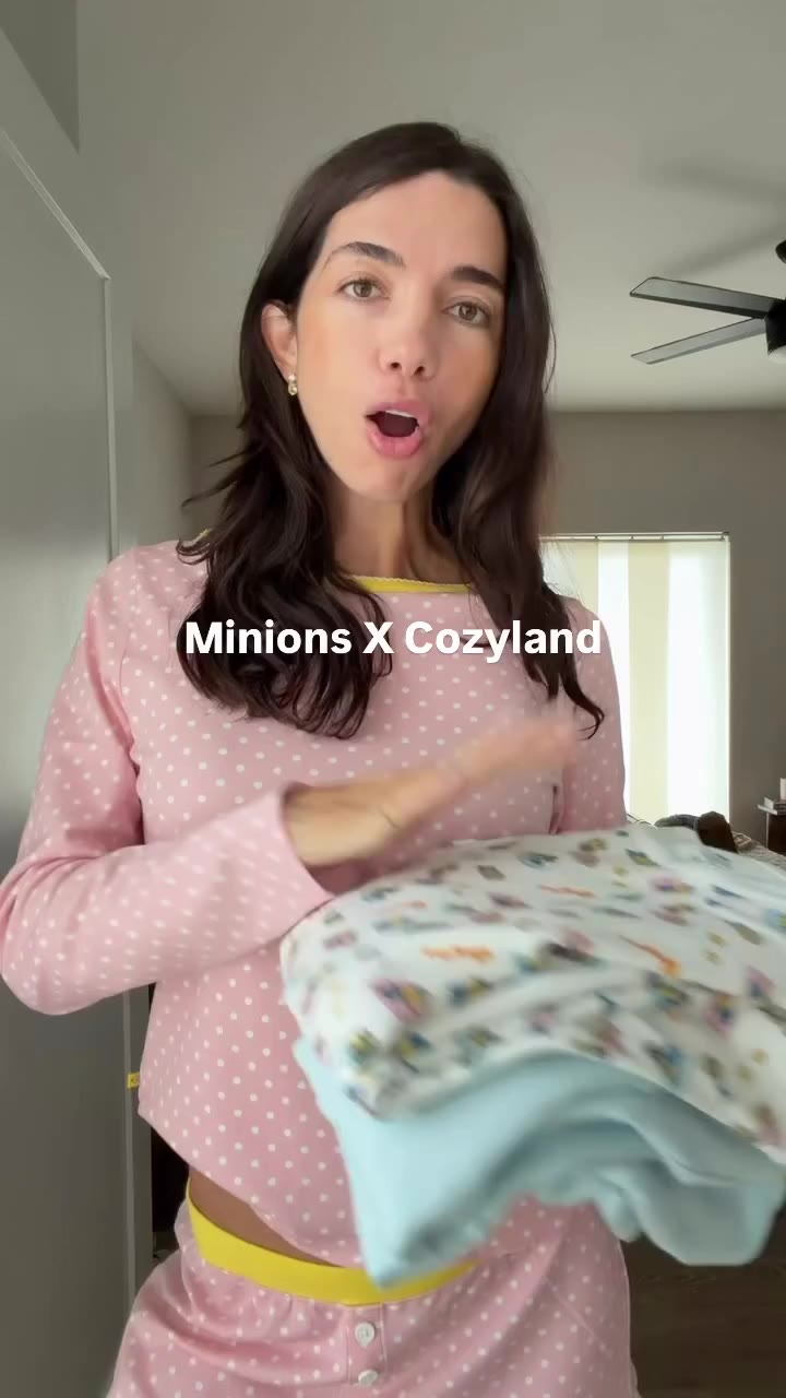 Minions X Cozyland is live! 🍌 join us for a close up of all the styles ☁️