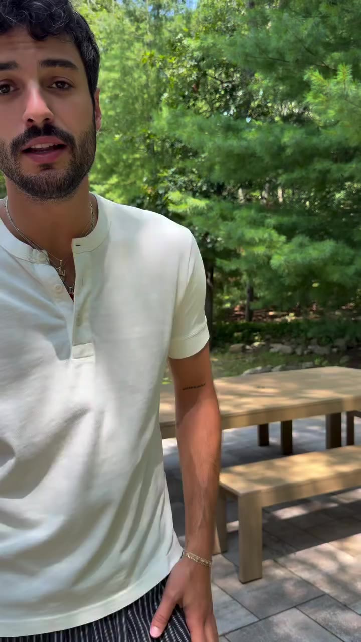 Hamptons day 2 outfit featuring the relaxed fit linen pleated pant from…