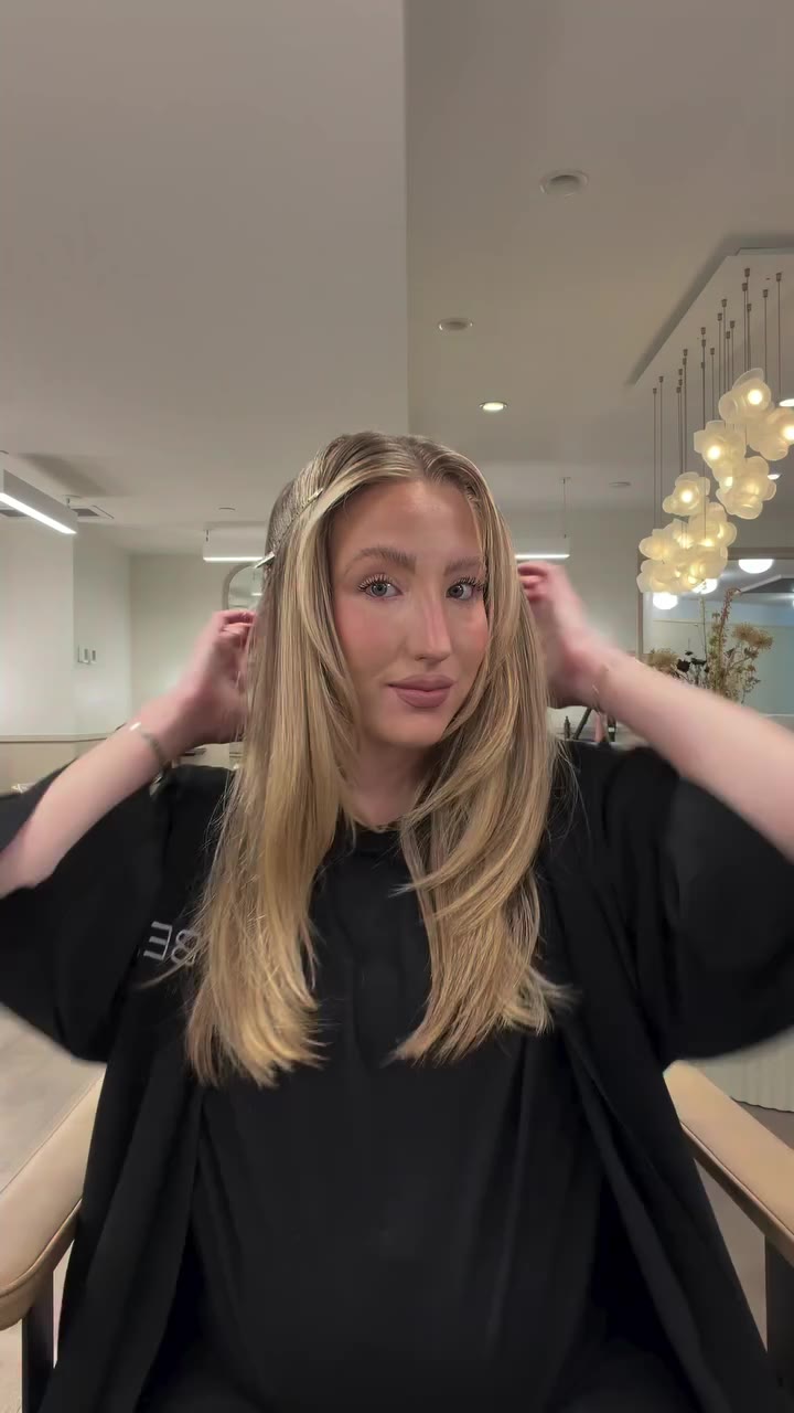 Baby fine highlights for baby on the way 👶🏼 @welcometobeau @hairbyarmineh …