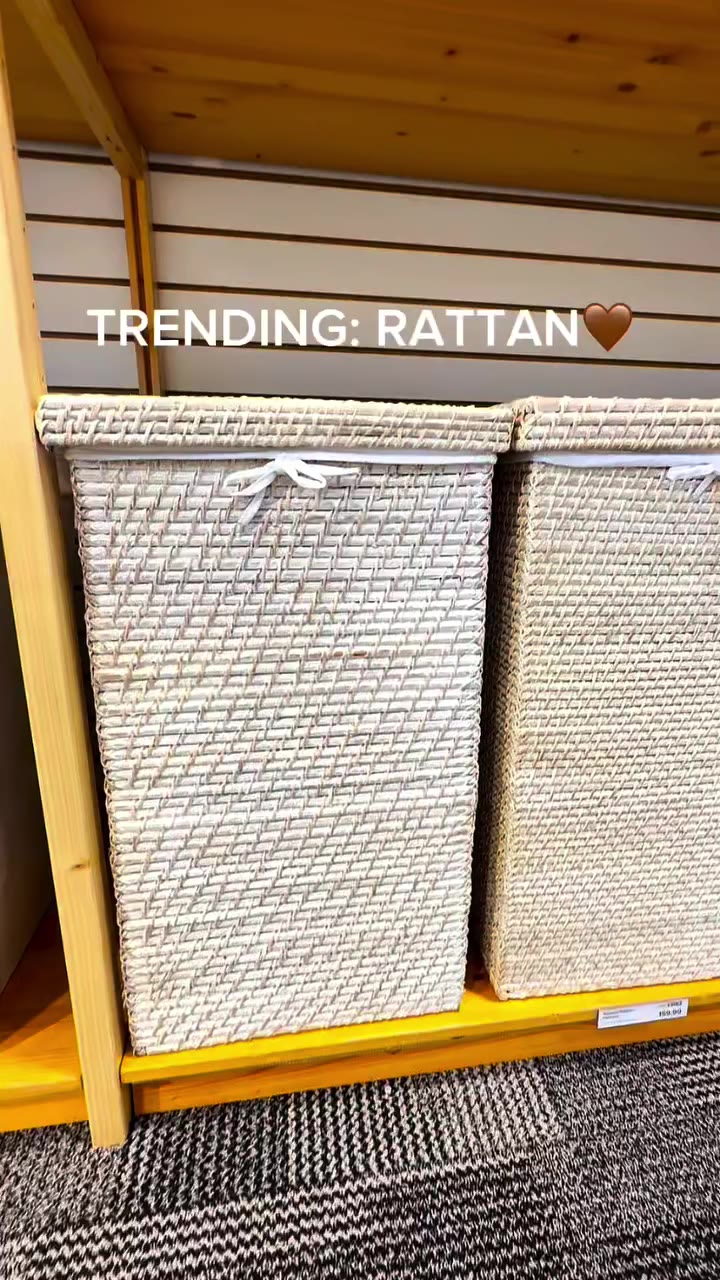 Rattan is having a moment 🤍 Add natural texture and effortless organization…